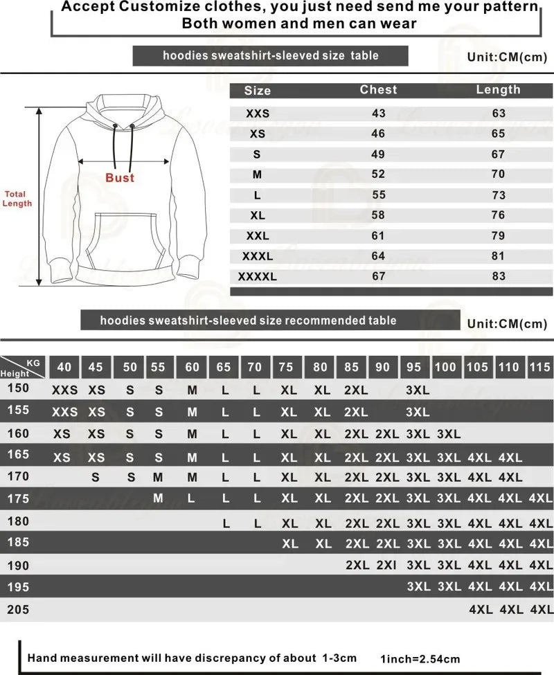 Japan Anime Red Cloud 3D Print Hoodie Black Harajuku Hoodies Casual Tracksuit Cool Tops Autumn Hoody Hoodies