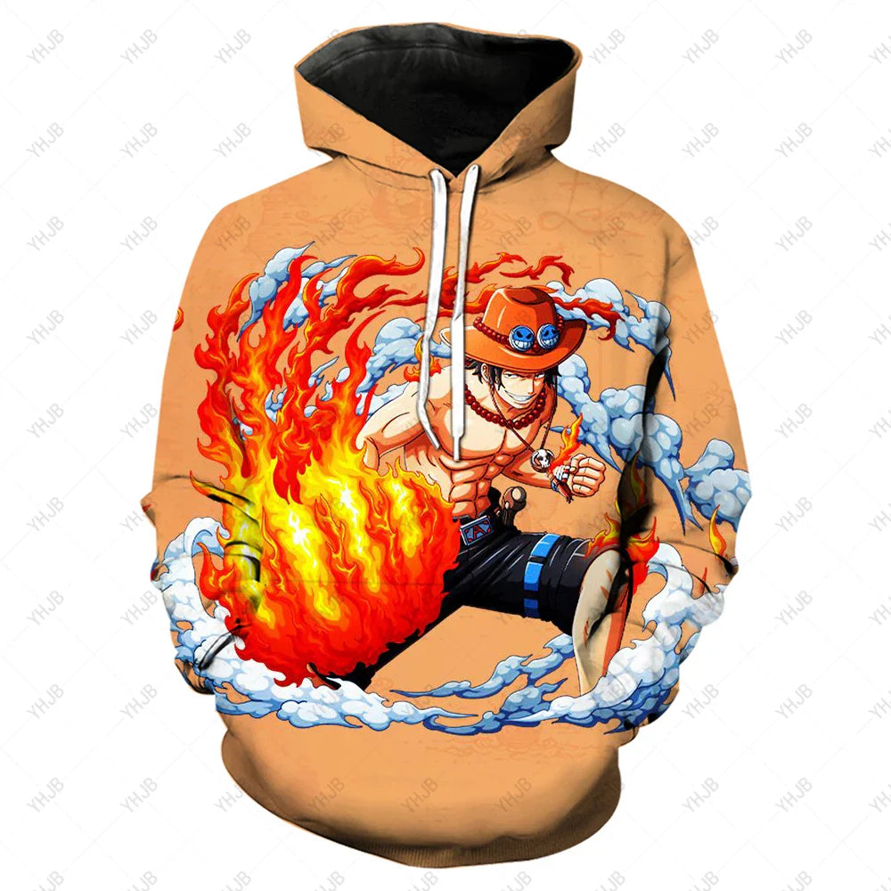 ONE PIECE  3D Graphic Hoodies