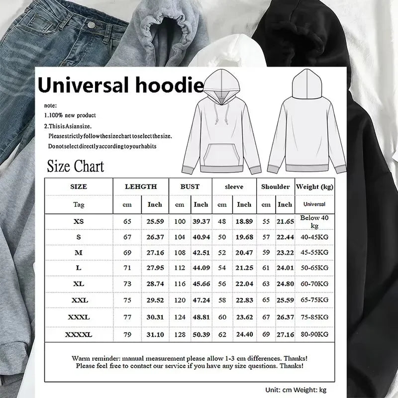  Demon Slayer Blade Warm Fleece Pullover Hoodies