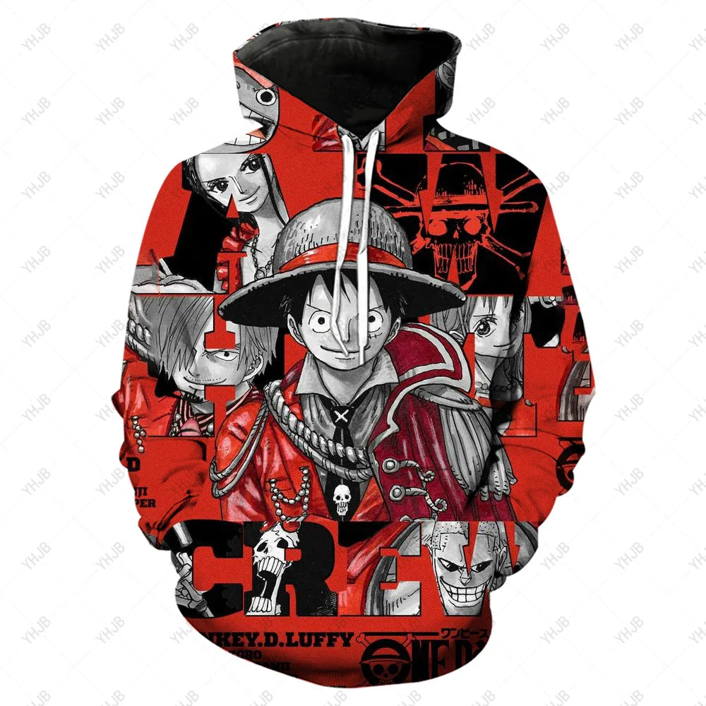 ONE PIECE  3D Graphic Hoodies